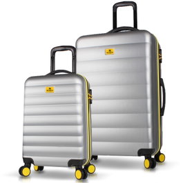 Zoozie Bags Juego de maletas de 2 piezas en Gris